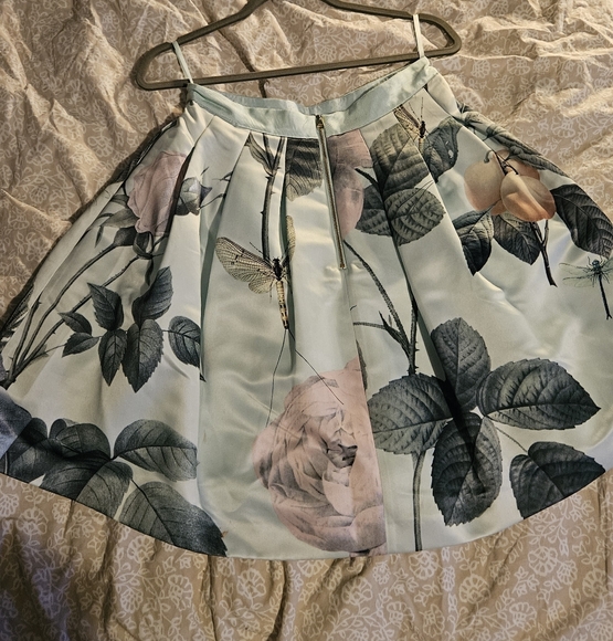Ted Baker London Floral Skirt with Dragonflies - 2 - Picture 2 of 4